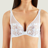 VIKTOR&amp;ROLF THE BOW COLLECTION TRIANGLE UNDERWIRE BRA | WHITE