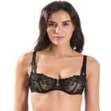 FEMME PASSION NOIR HALBSCHALEN-BH