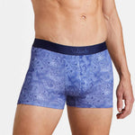 BOXER AUBADE MEN OLD TATTOO BLEU