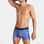 BOXER AUBADE MEN OLD TATTOO BLEU