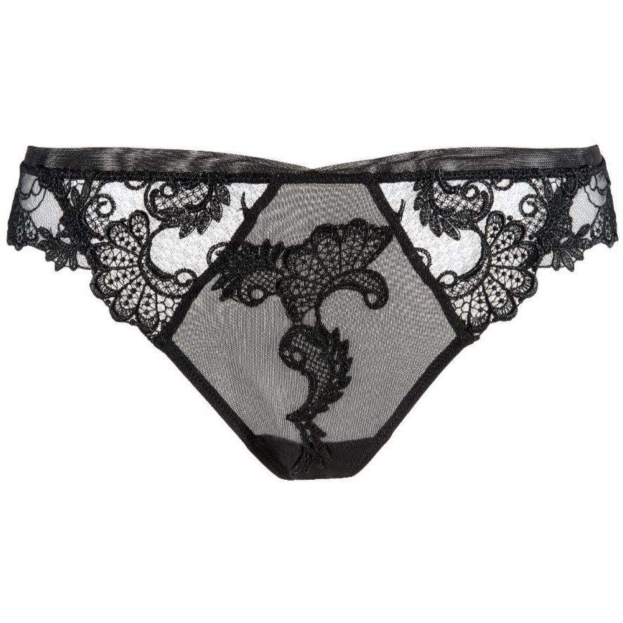 DRESSING FLORAL NOIR STRING