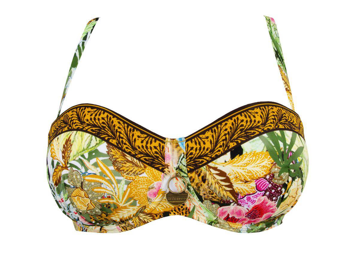 JUNGLE PANTHERE BANDEAU-BIKINITOP*