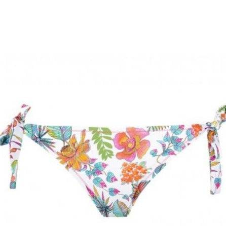 LA TROPICALE BLANC BIKINI SLIP MIT SCHNÜRUNG