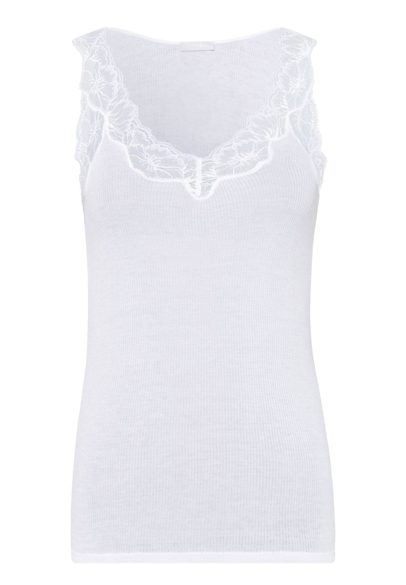 LACE DELIGHT TOP BAUMWOLLE OHNE ARM