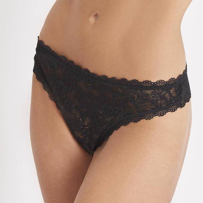 ROSESSENCE STRING | NOIR | NUDE