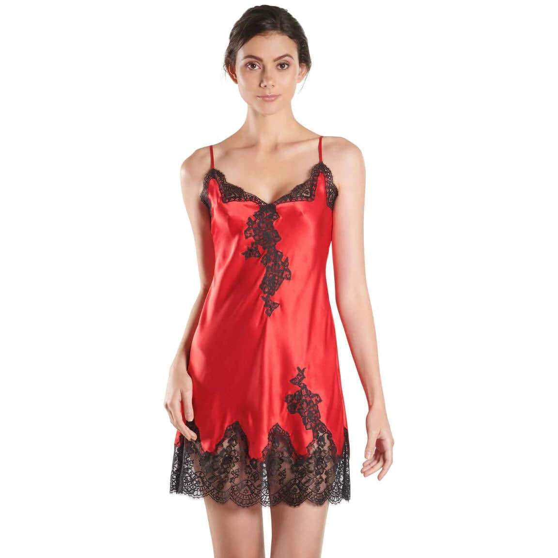 SOIE D'AMOUR SEIDEN NEGLIGEE | ROT