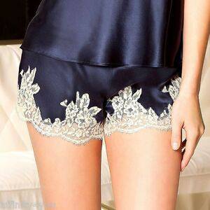 SPLENDEUR SOIE MARINE NIGHT-SHORT