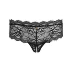 VICTORY STRING PANTY OUVERT GESCHENKSET IN ROT/SCHWARZ